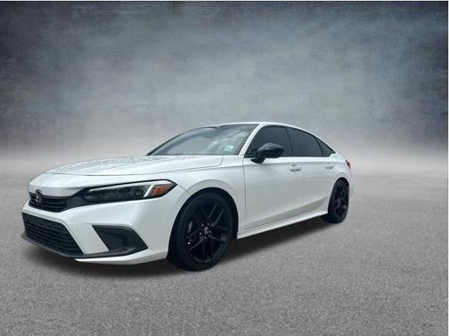 Platinum White Pearl 2022 Honda Civic Sport