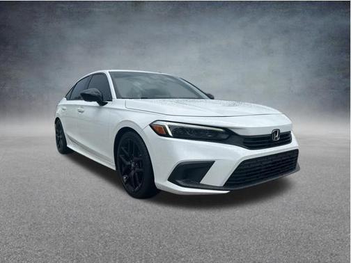 Platinum White Pearl 2022 Honda Civic Sport