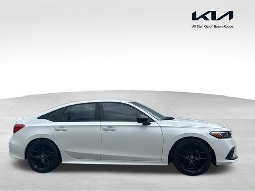 Platinum White Pearl 2022 Honda Civic Sport