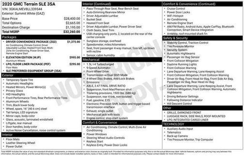 2020 GMC Terrain SLE