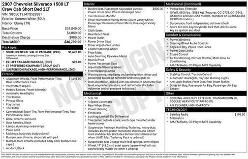 2007 Chevrolet Silverado 1500 LT2 Crew Cab