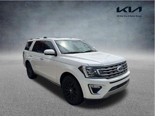 White Platinum Metallic Tri-Coat 2019 Ford Expedition Limited