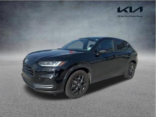Crystal Black Pearl 2024 Honda HR-V 2WD Sport