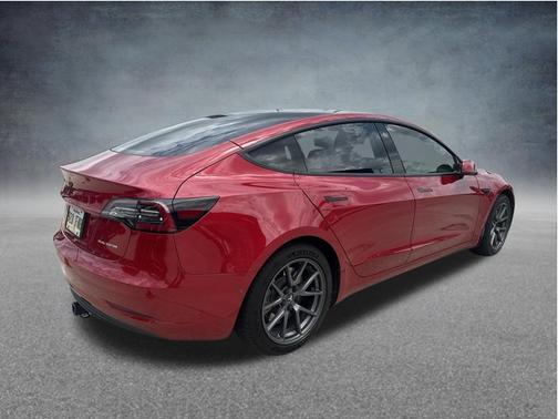 Red Multi-Coat 2022 Tesla Model 3 Long Range