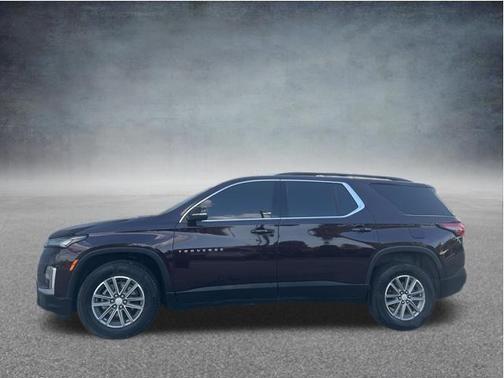 Black Cherry Metallic 2023 Chevrolet Traverse LT Cloth
