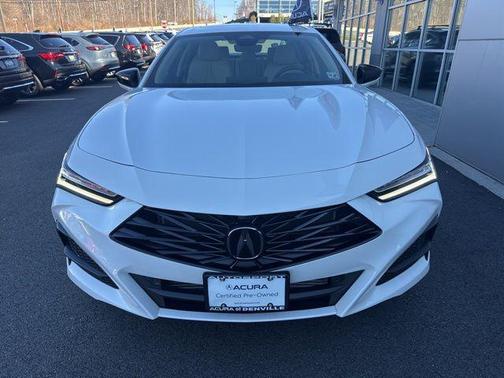 Platinum White Pearl 2025 Acura TLX Technology