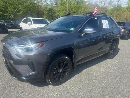 Magnetic Gray Metallic 2025 Toyota RAV4 Hybrid SE