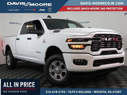 Bright White Clearcoat 2026 RAM 2500 Big Horn