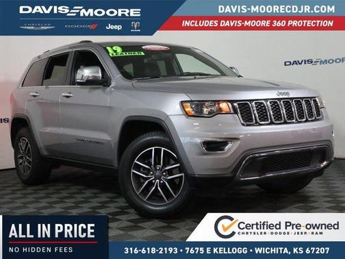 Billet Silver Metallic Clearcoat 2019 Jeep Grand Cherokee Limited