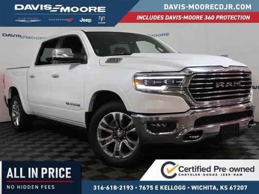 Ivory White 2022 RAM 1500 Longhorn