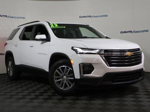 Summit White 2023 Chevrolet Traverse LT Leather