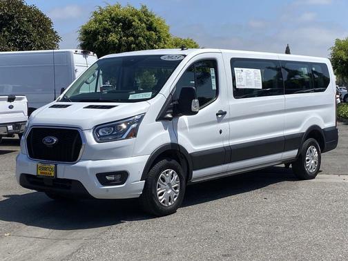 Oxford White 2023 Ford Transit-350 XLT