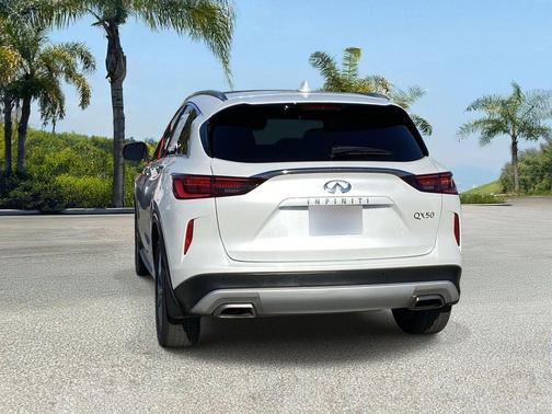 Radiant White 2023 INFINITI QX50 LUXE
