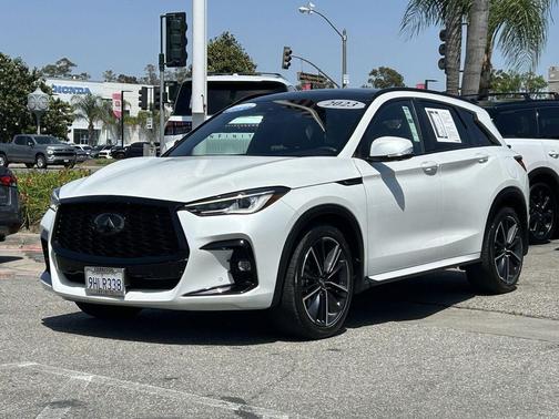 Radiant White 2023 INFINITI QX50 SPORT