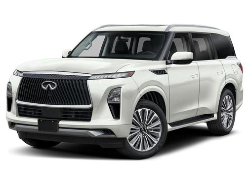 Radiant White 2026 INFINITI QX80 PURE