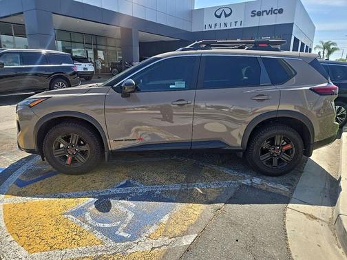 Baja Storm Metallic 2025 Nissan Rogue Rock Creek