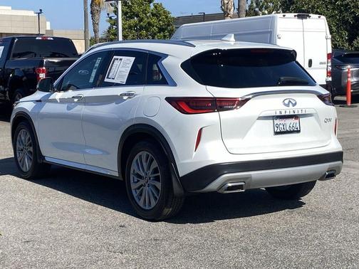 Radiant White 2023 INFINITI QX50 LUXE