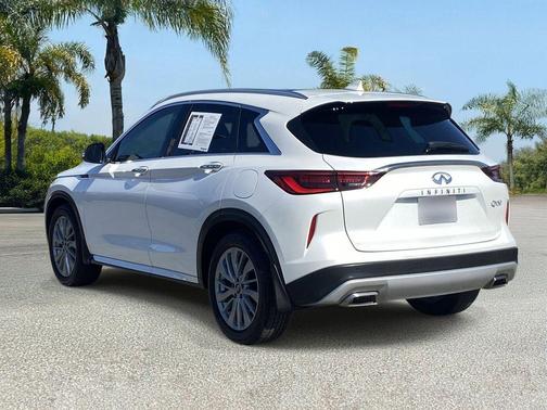 Radiant White 2023 INFINITI QX50 LUXE