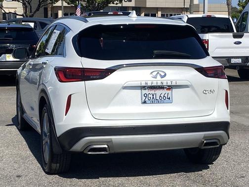 Radiant White 2023 INFINITI QX50 LUXE