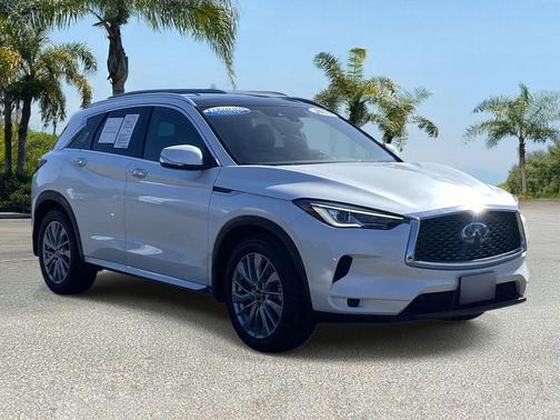 Radiant White 2023 INFINITI QX50 LUXE