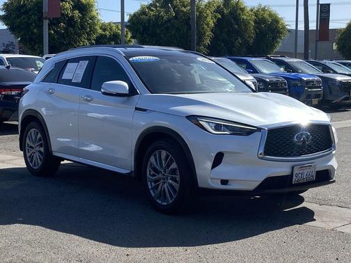 Radiant White 2023 INFINITI QX50 LUXE