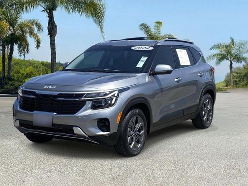 Steel Gray 2024 Kia Seltos S