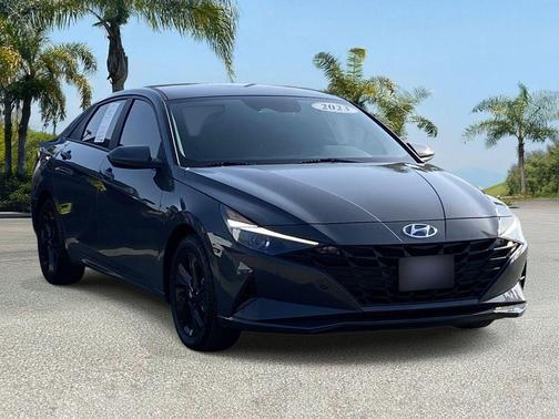 Ecotronic Gray 2023 Hyundai ELANTRA HEV Blue