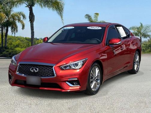 Dynamic Sunstone Red 2023 INFINITI Q50 3.0t LUXE