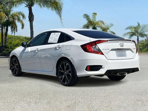 Platinum White Pearl 2020 Honda Civic Sport