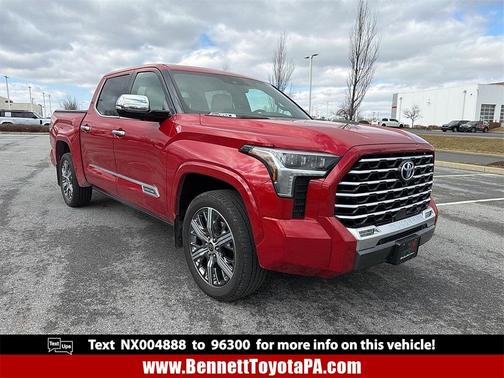 Supersonic Red 2022 Toyota Tundra Hybrid Capstone Truck