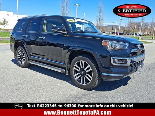 Midnight Black Metallic 2024 Toyota 4Runner Limited