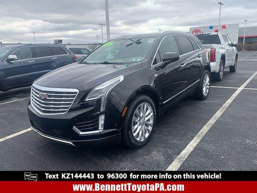 Stellar Black Metallic 2019 Cadillac XT5 Platinum