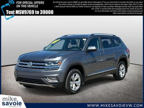 2018 Volkswagen Atlas 3.6L SEL
