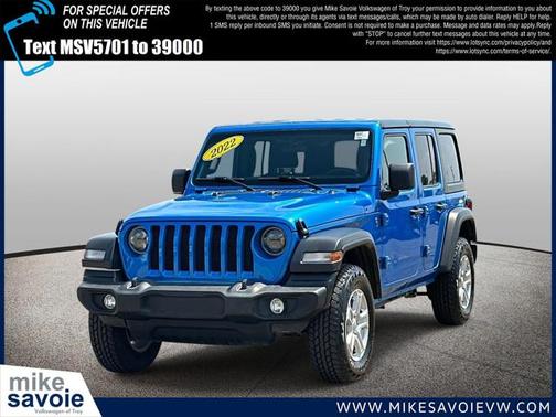 2022 Jeep Wrangler Unlimited Sport