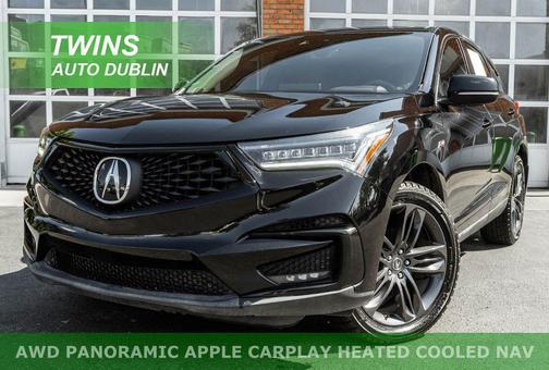 Black 2021 Acura RDX A-Spec