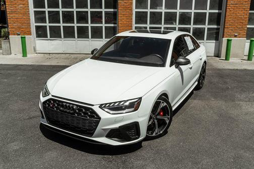 Ibis White 2022 Audi S4 3.0T Prestige