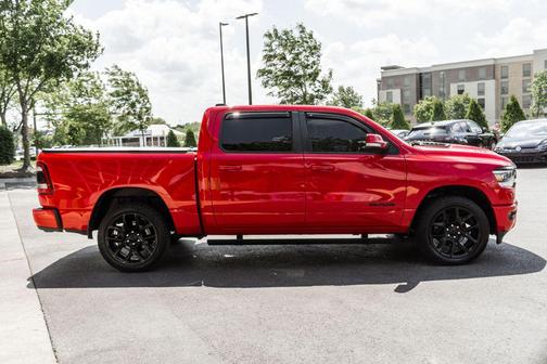 Red 2021 RAM 1500 Sport