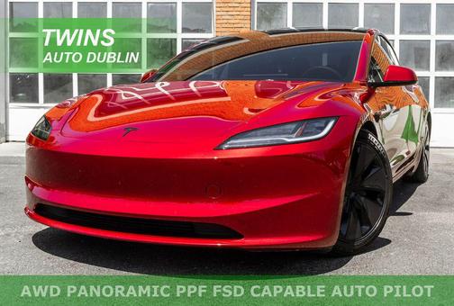 Ultra Red 2024 Tesla Model 3 Long Range