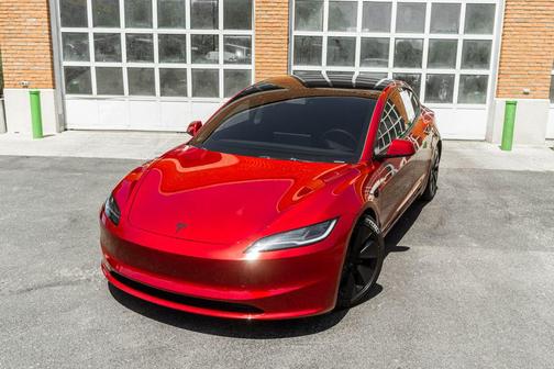 Ultra Red 2024 Tesla Model 3 Long Range