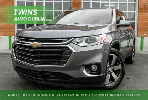 Gray 2018 Chevrolet Traverse LT