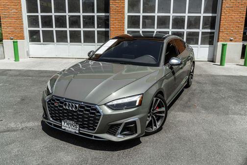 Gray Metallic 2024 Audi S5 Premium Plus TFSI quattro Tiptronic
