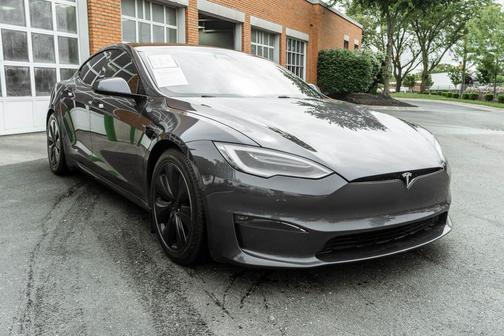 Gray 2021 Tesla Model S Plaid