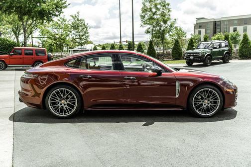 Red 2023 Porsche Panamera 4 Platinum Edition