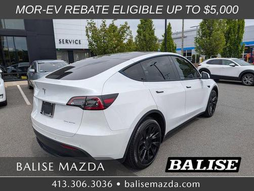 Pearl White Multi-Coat 2021 Tesla Model Y Long Range Dual Motor All-Wheel Drive