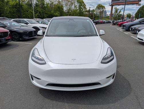 Pearl White Multi-Coat 2021 Tesla Model Y Long Range Dual Motor All-Wheel Drive