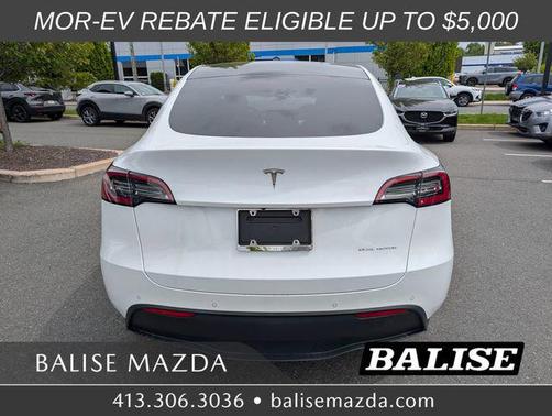 Pearl White Multi-Coat 2021 Tesla Model Y Long Range Dual Motor All-Wheel Drive
