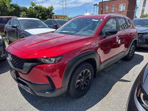 Soul Red Crystal Metallic 2025 Mazda CX-50 Hybrid Preferred Package