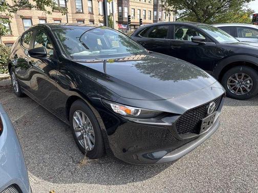 Jet Black Mica 2025 Mazda Mazda3 FWD Hatchback