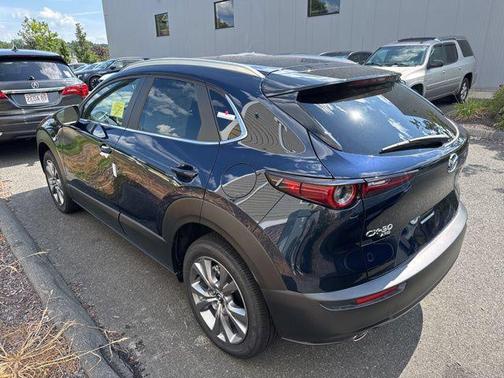 Deep Crystal Blue Mica 2025 Mazda CX-30 2.5 S Preferred Package