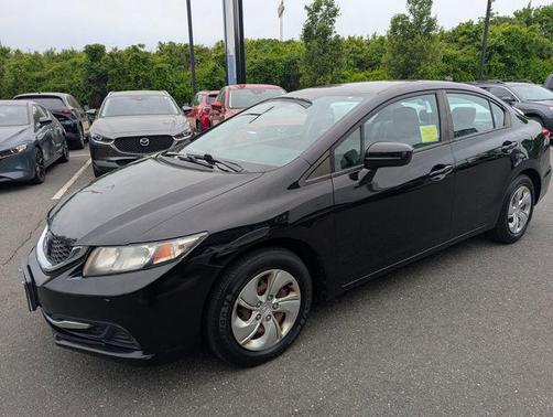 Crystal Black Pearl 2014 Honda Civic LX